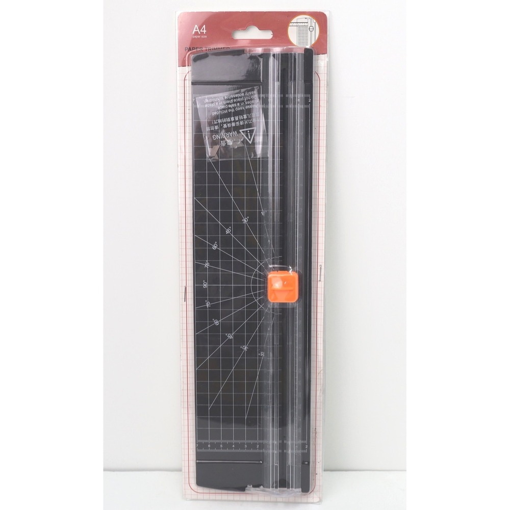 Unbranded Paper Trimmer A4 Black New 310mm Capacity 10 Sheets Sliding Blade